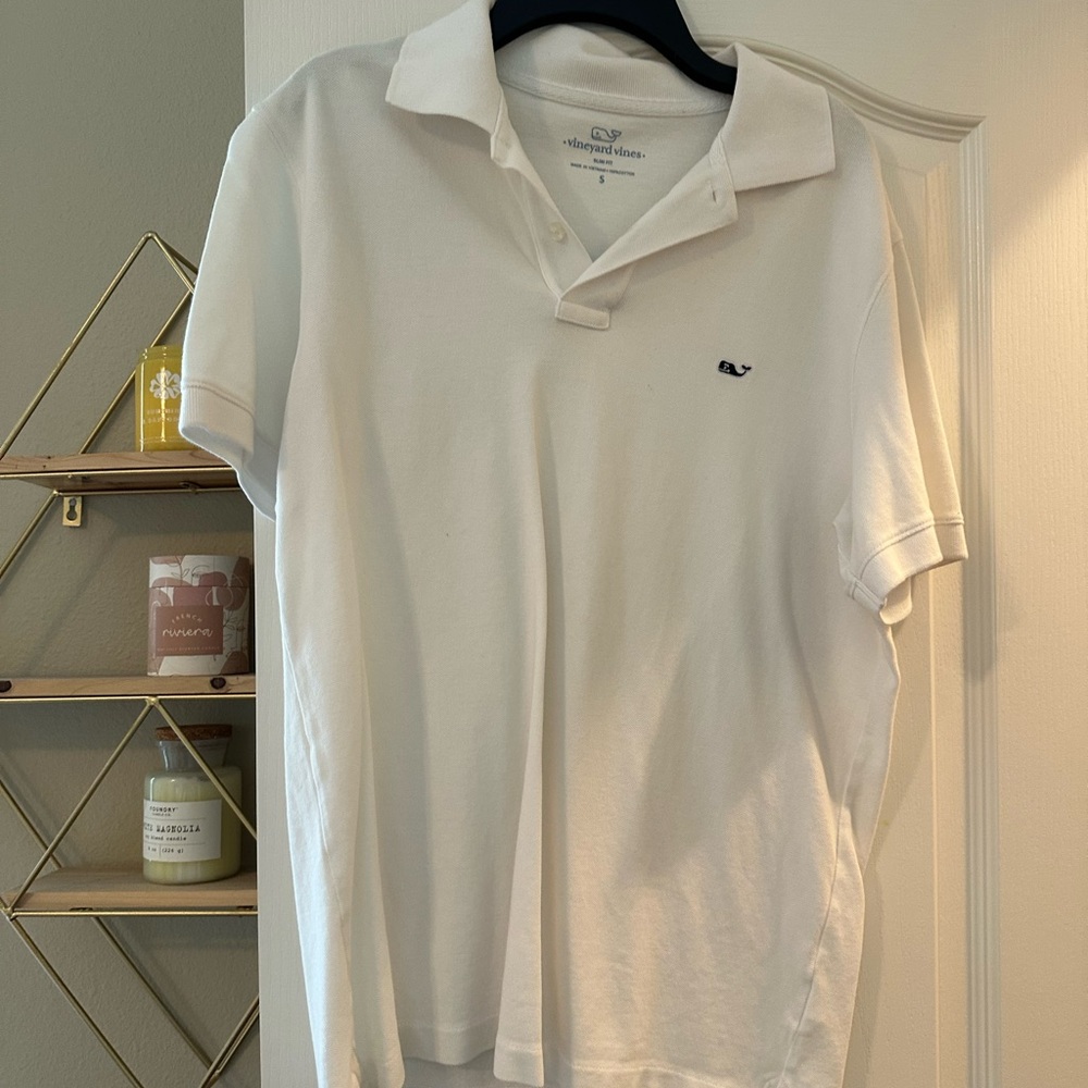 Vineyard Vines Classic White Polo Shirt